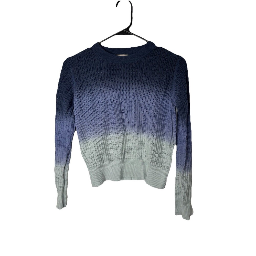 Marine Layer Womens Pullover Sweater Cotton/cashmere Crew Neck Long Sleeves XS